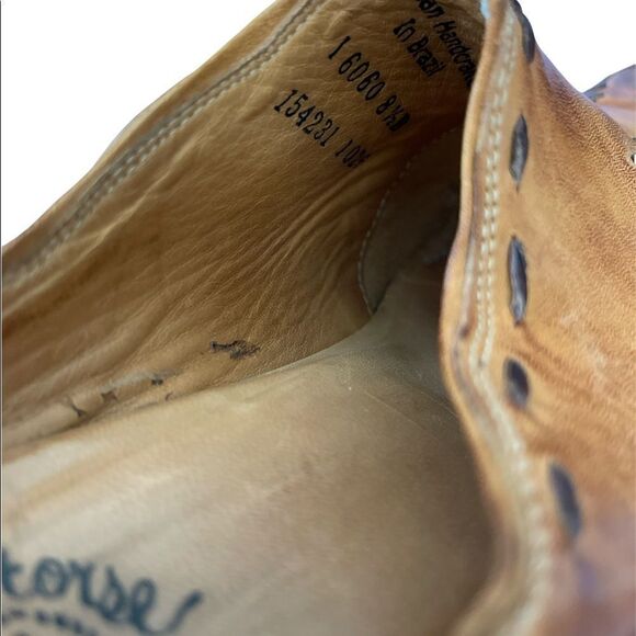 Charlie 1 Horse Tan By Lucchese Artisan Hand Crafted Western Mules/Slides - Picture 6 of 6